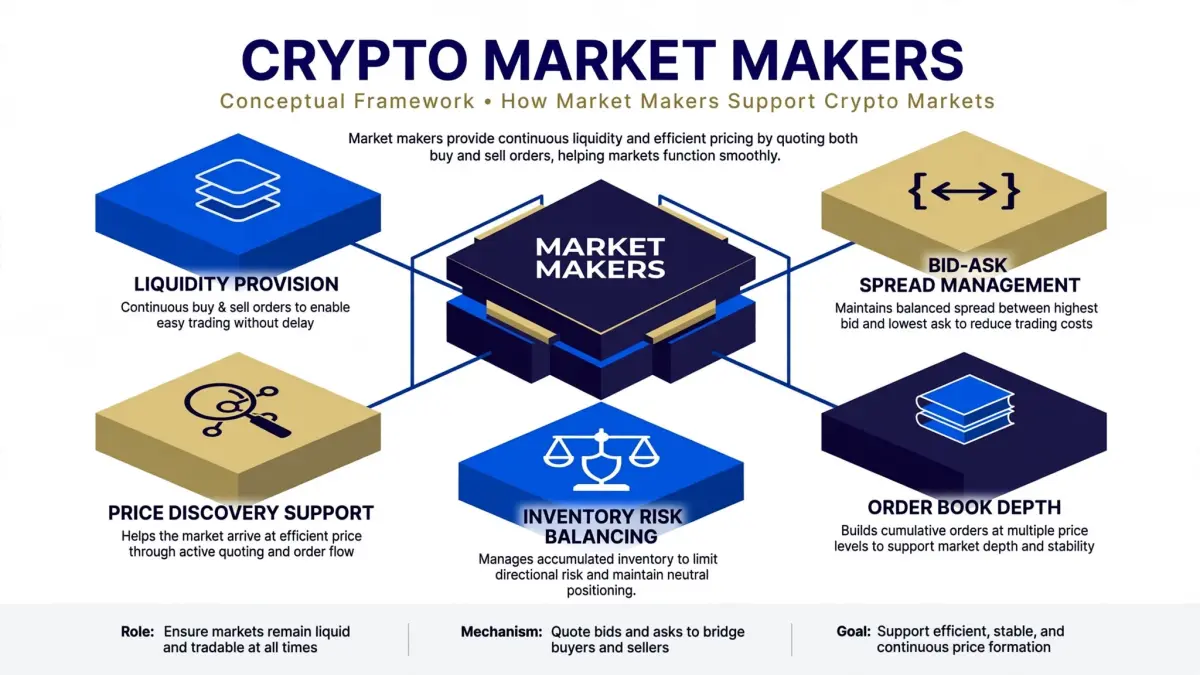 Diagram explaining crypto market makers