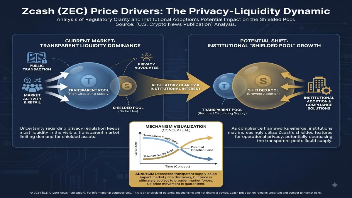 Zcash Price Prediction visual explaining the article's key data or mechanism