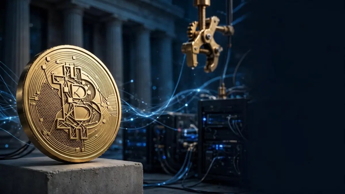 Bitcoin Fed rate hike editorial illustration for UnmaskCoins.