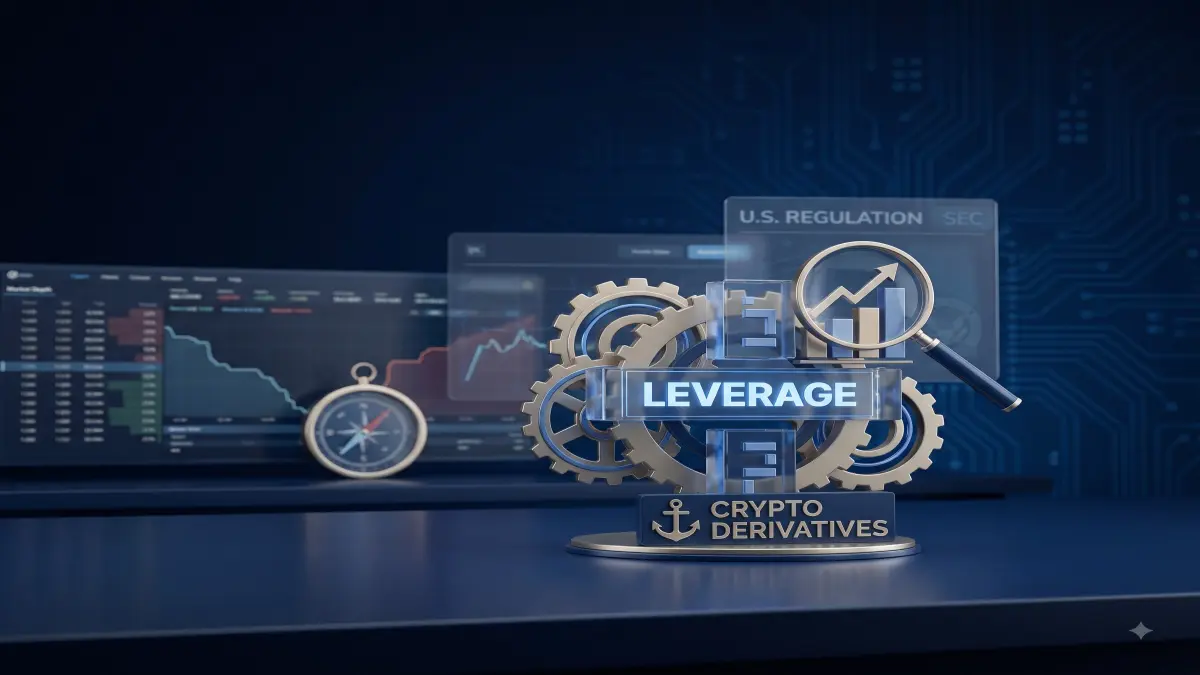Crypto Derivatives Leverage editorial illustration