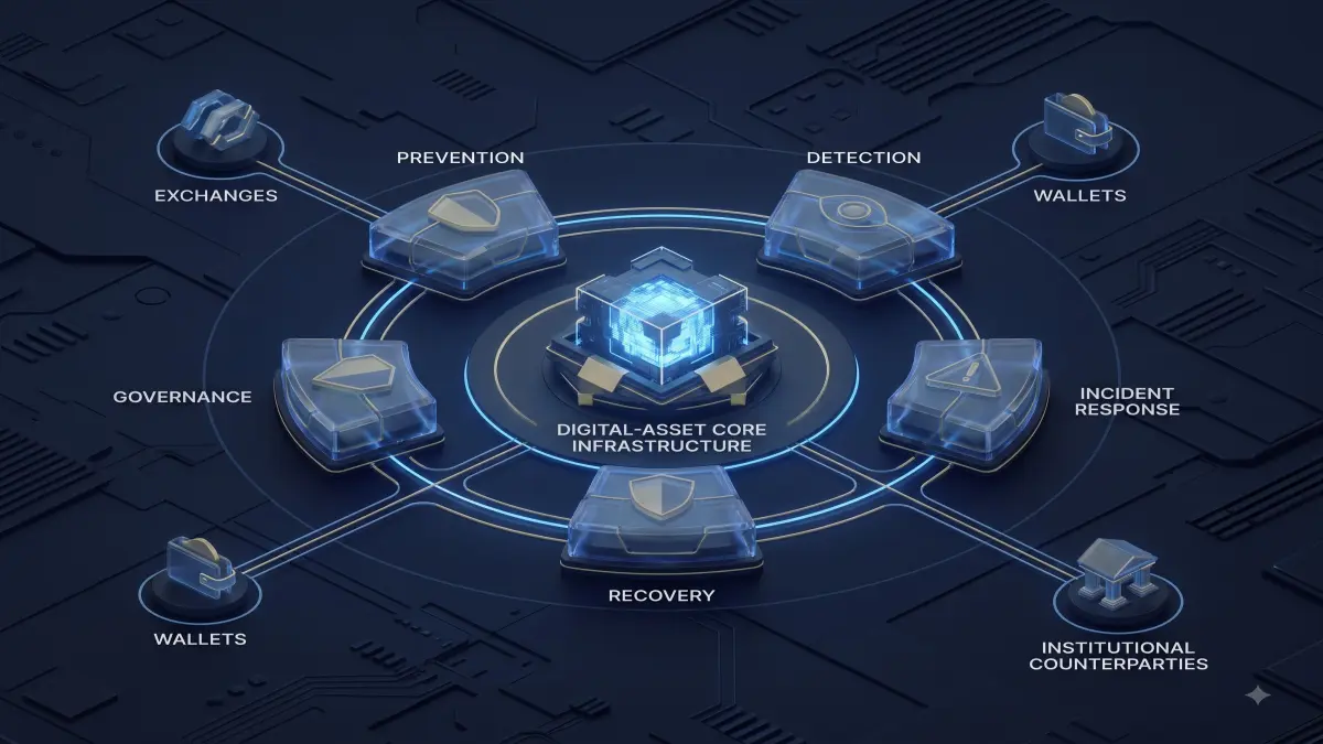 crypto operational resilience editorial illustration for UnmaskCoins