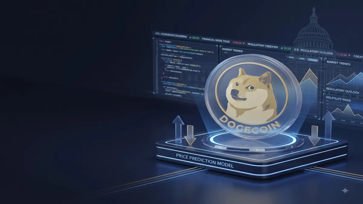 Dogecoin Price Prediction editorial illustration